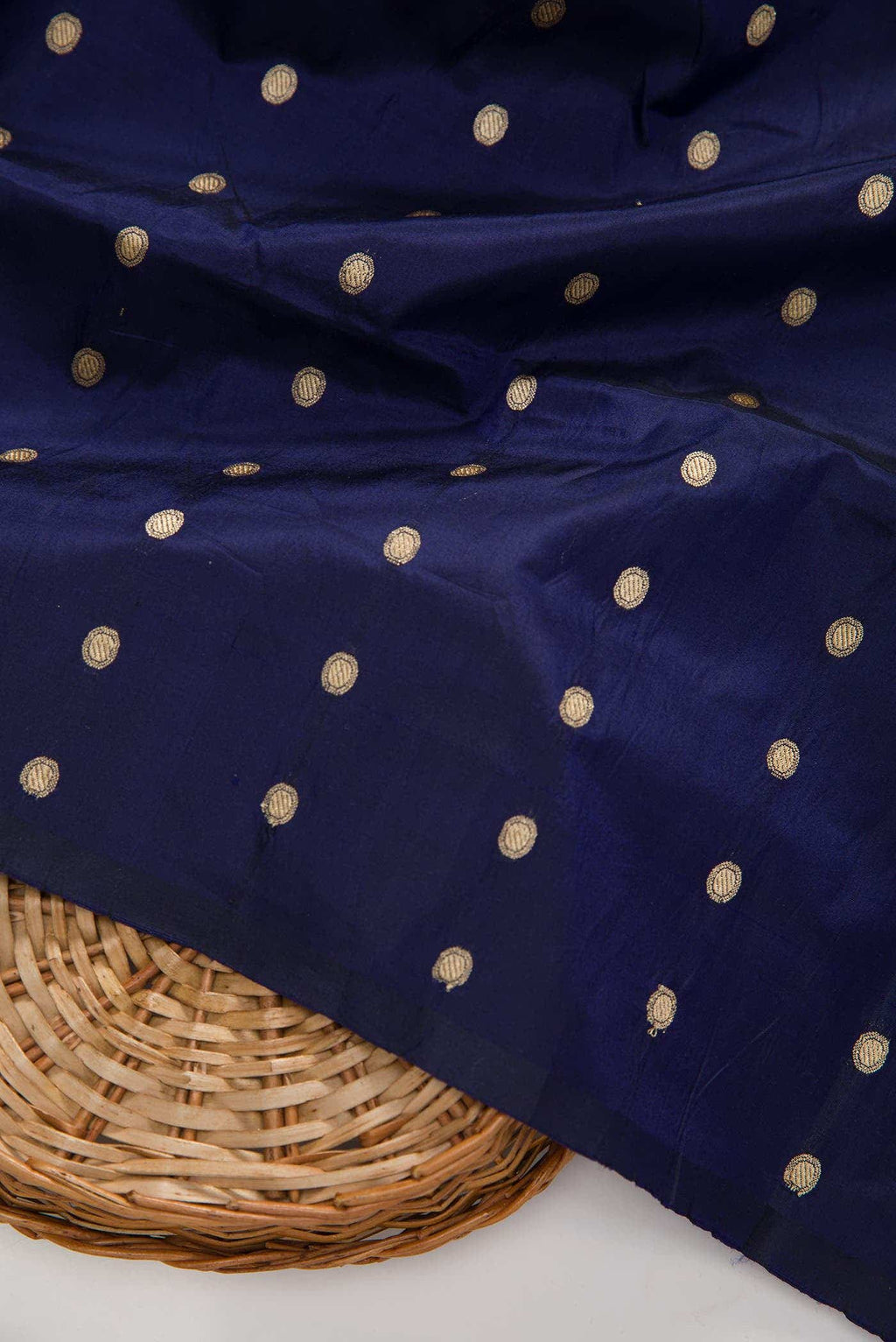 Violet Kanchipuram Silk Dress Material