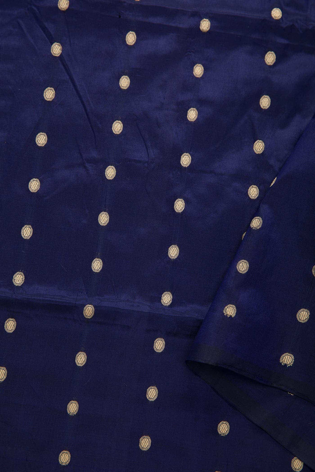 Violet Kanchipuram Silk Dress Material