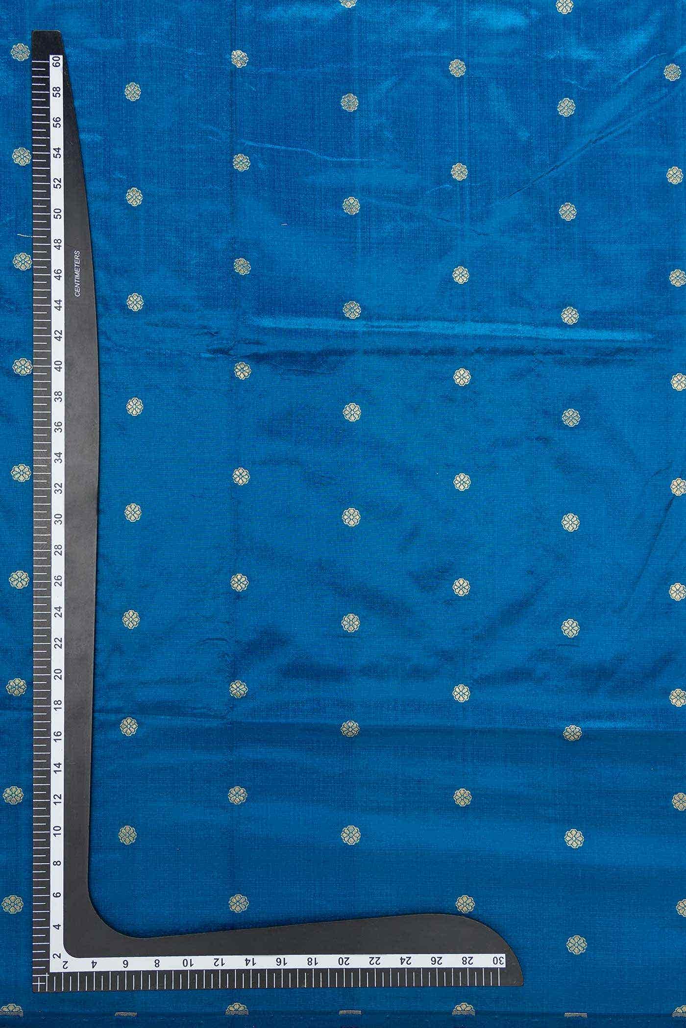 Royal Blue Kanchipuram Silk Dress Material