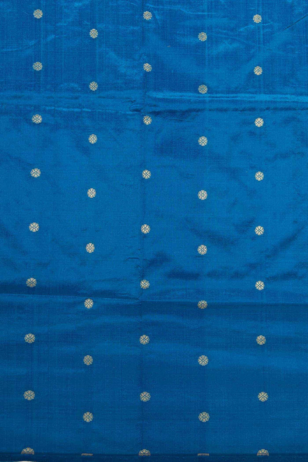 Royal Blue Kanchipuram Silk Dress Material