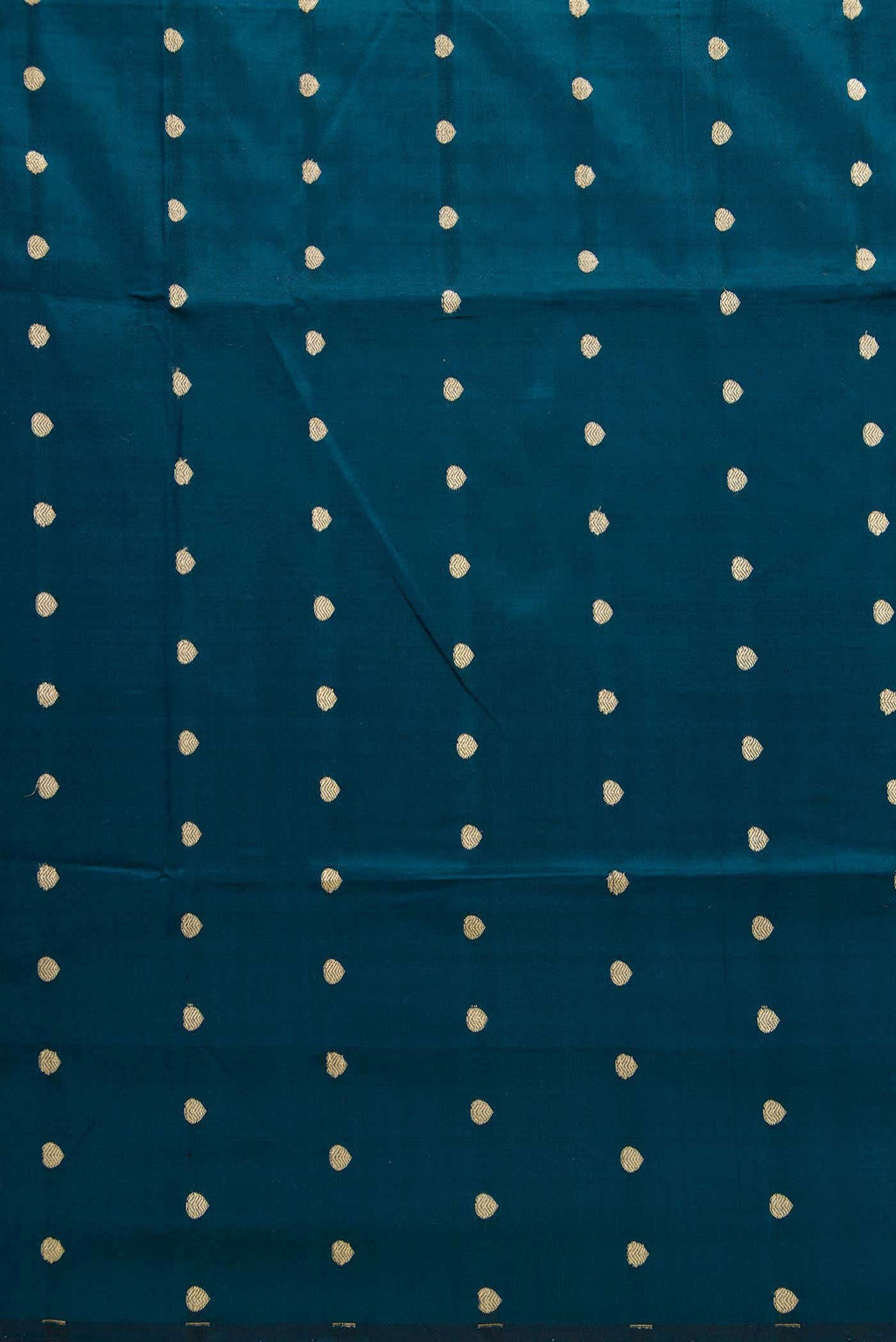 Peacock Blue Kanchipuram Silk Dress Material