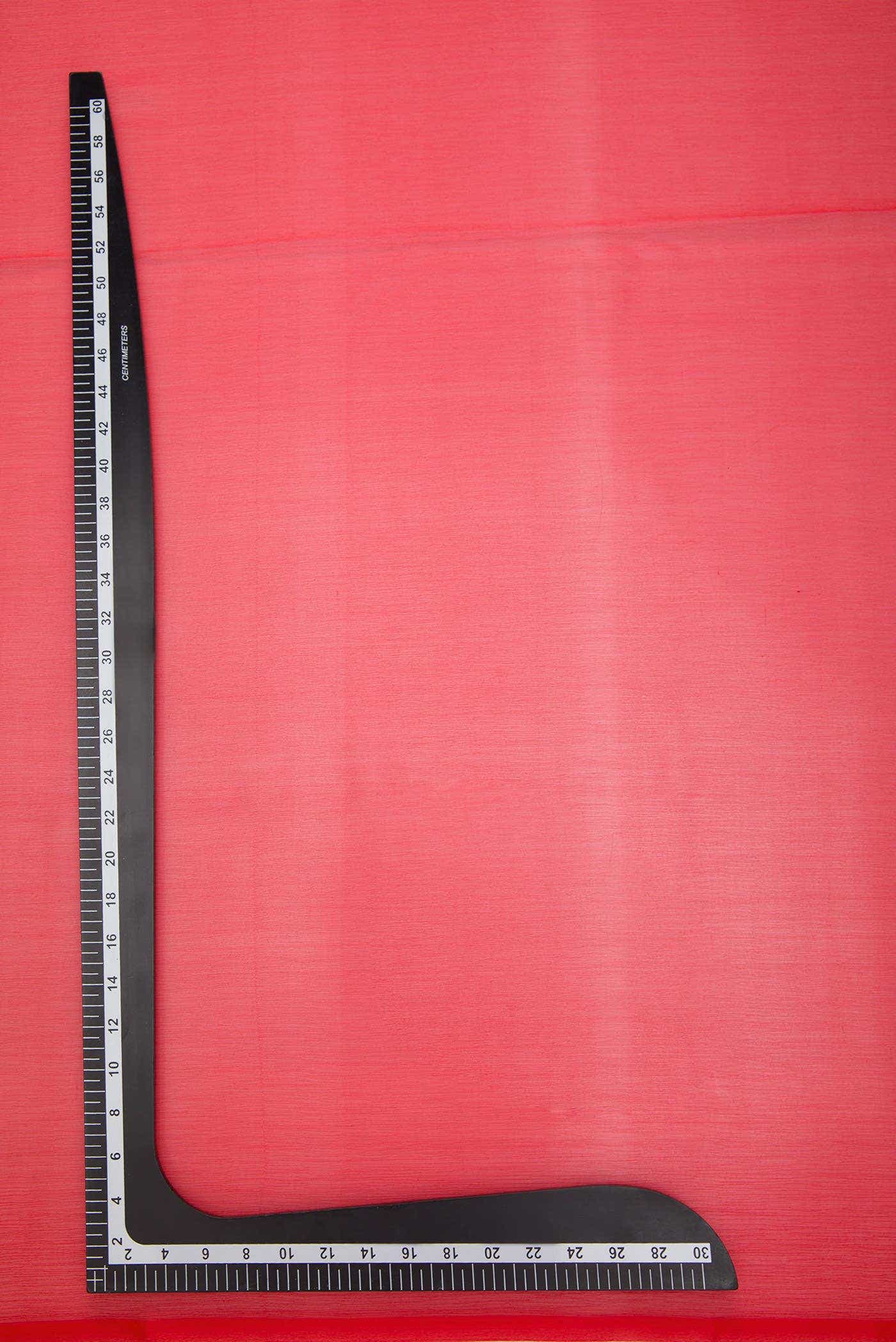 Red Chiffon Dress Material