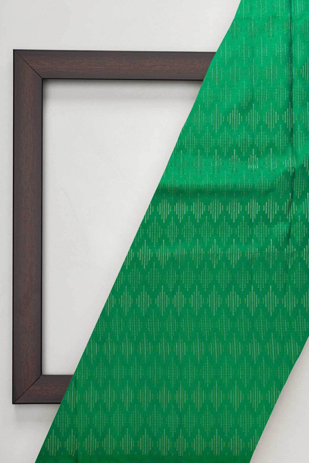 Green Kanchipuram Silk Dress Material