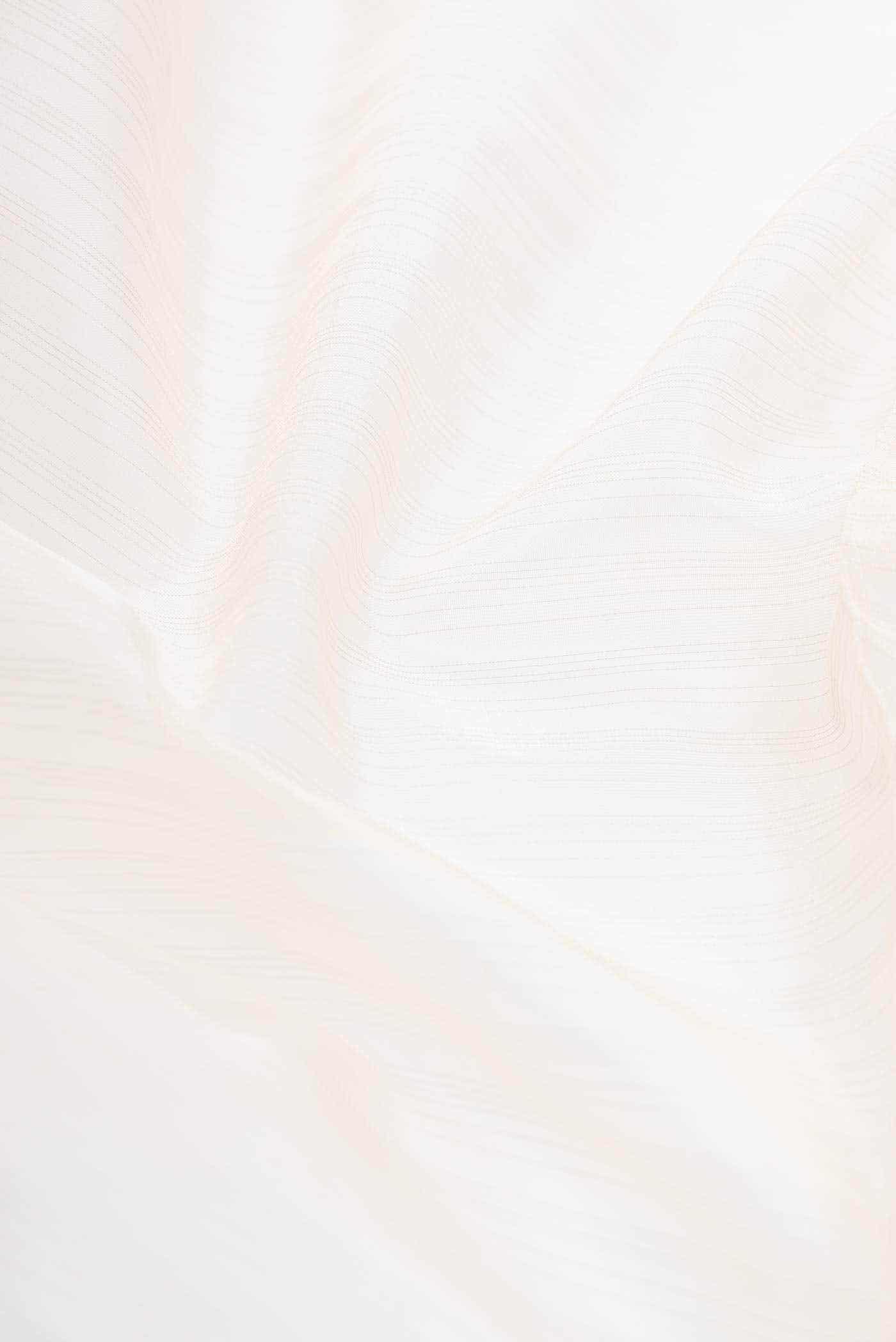 Peach Kora Silk Dress Material