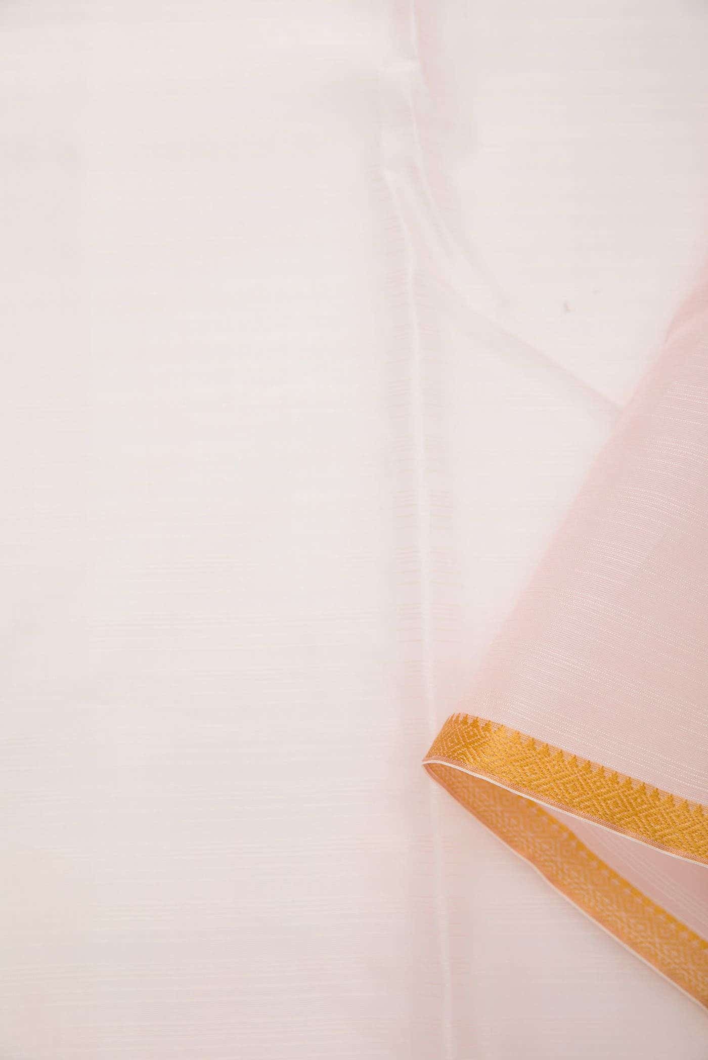 Pink Organza Silk Dress Material