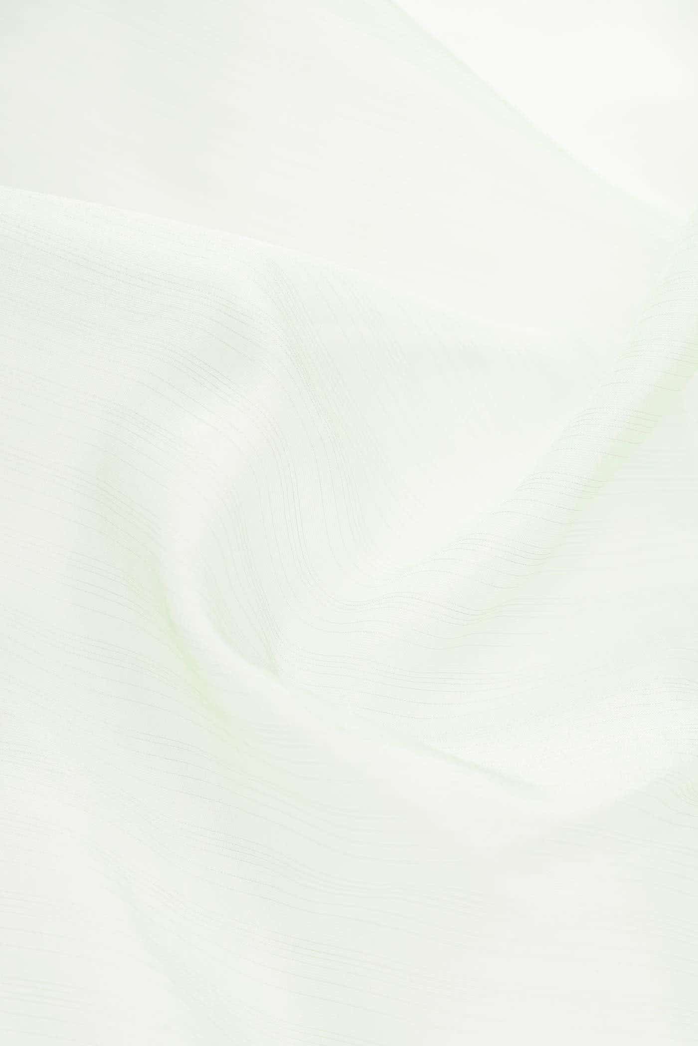 Pista Green Kora Silk Dress Material
