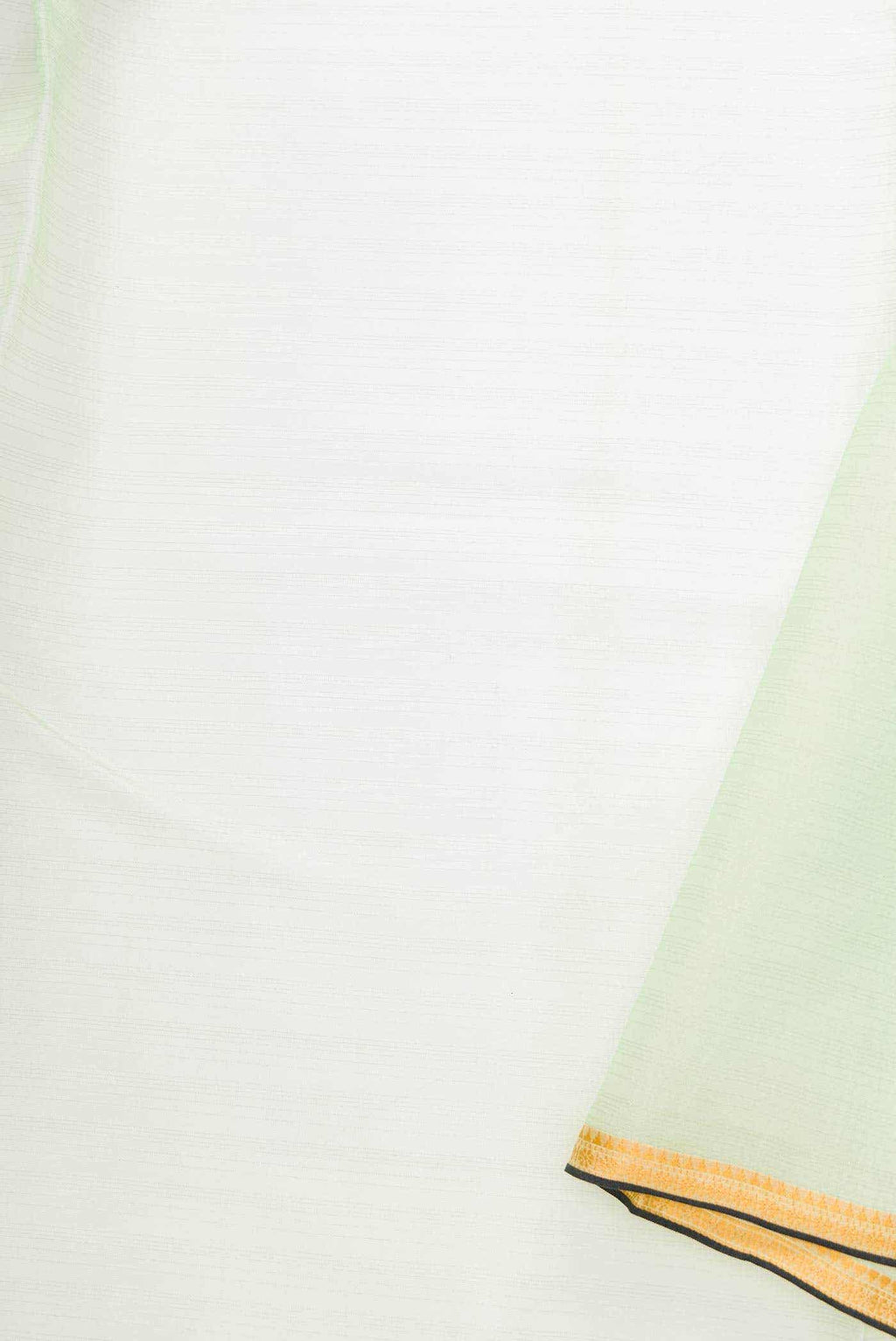 Pista Green Kora Silk Dress Material