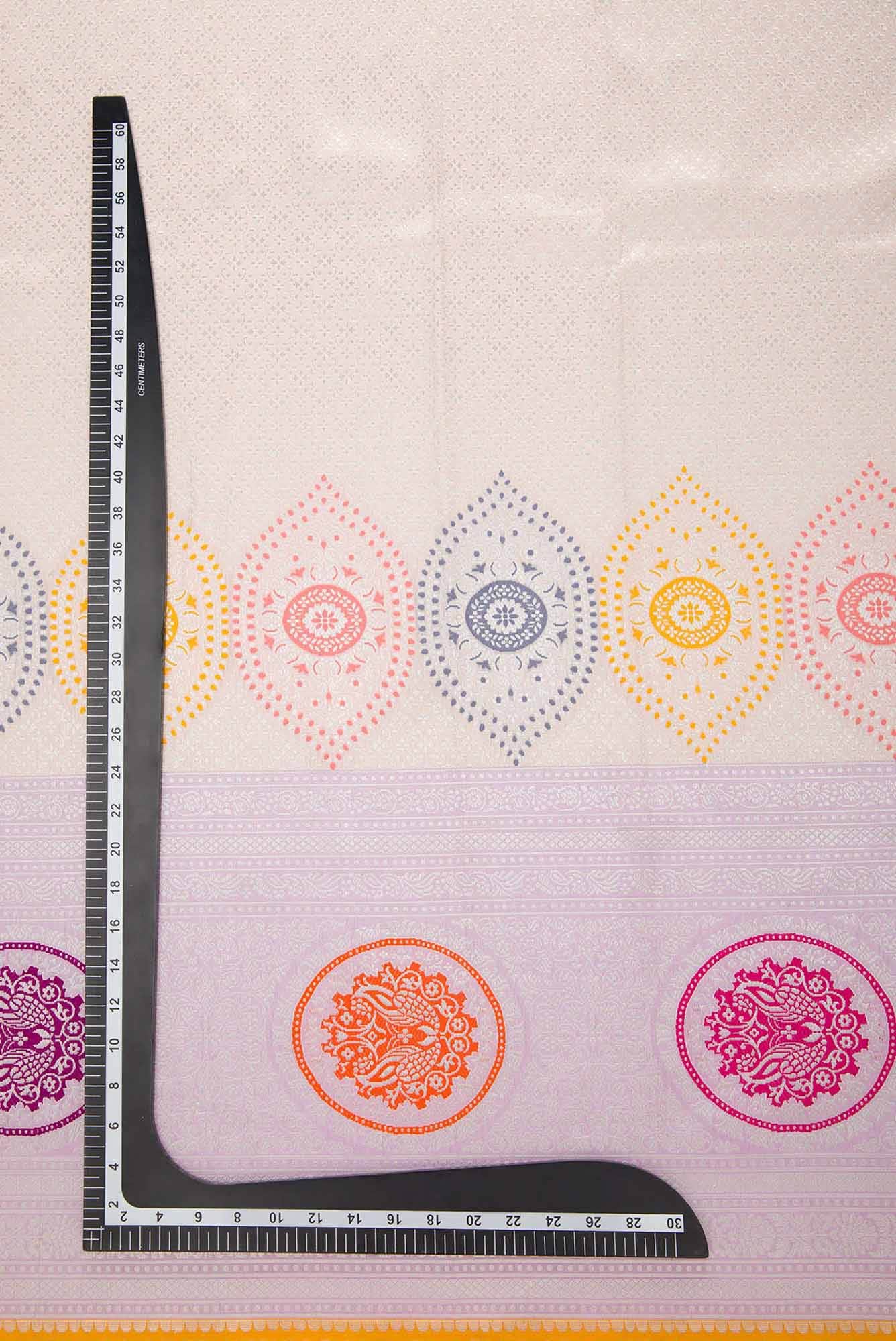 Sandal Banarasi Silk Dress Material