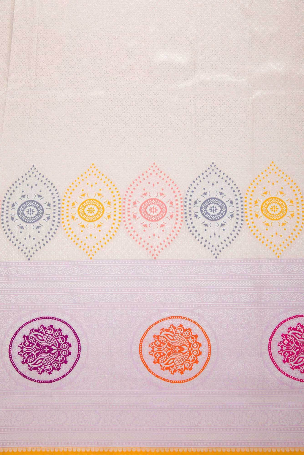 Sandal Banarasi Silk Dress Material