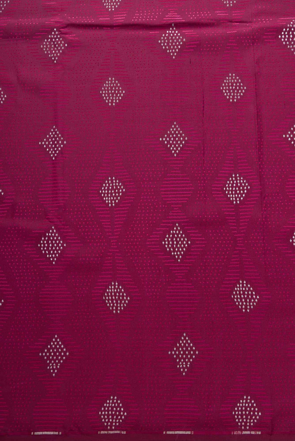 Maroon Banarasi Silk Dress Material