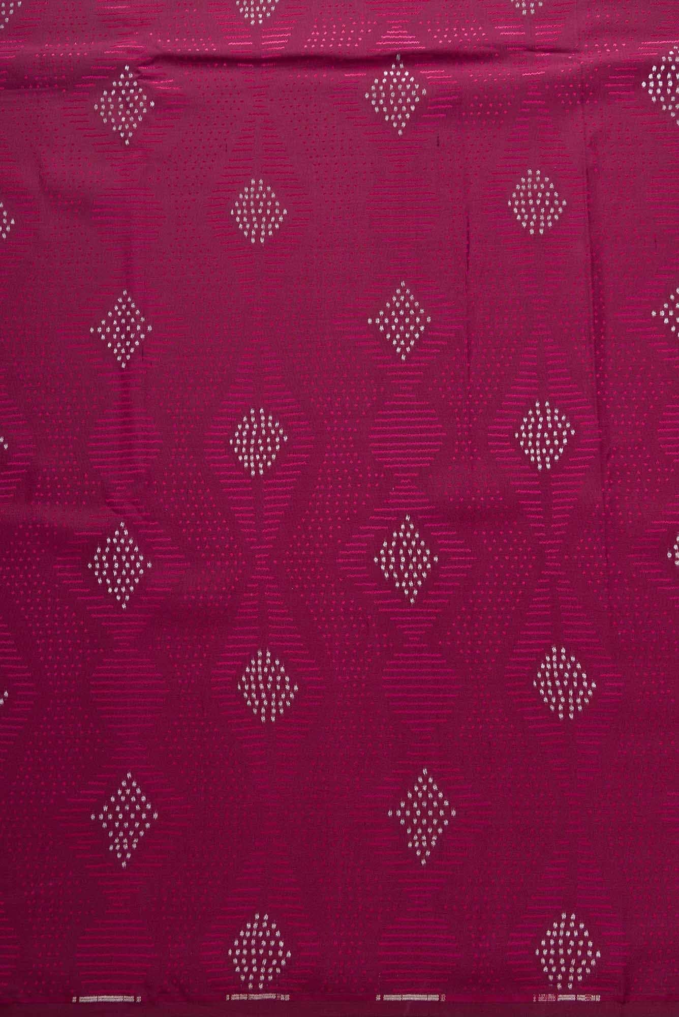 Maroon Banarasi Silk Dress Material
