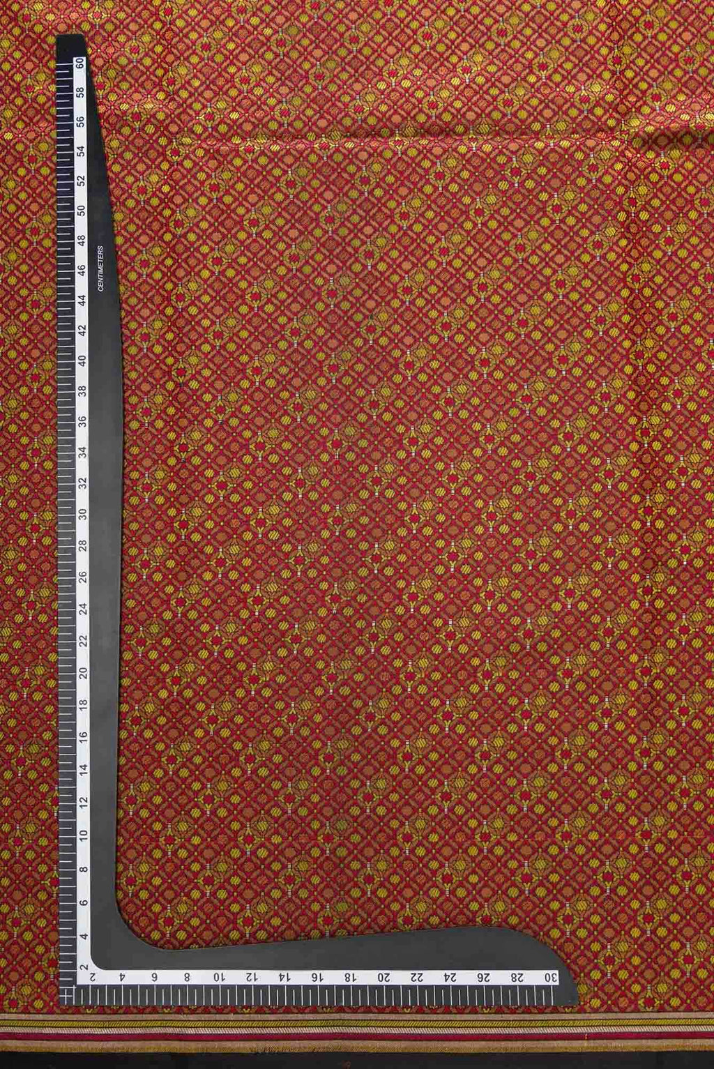 Maroon Banarasi Silk Dress Material