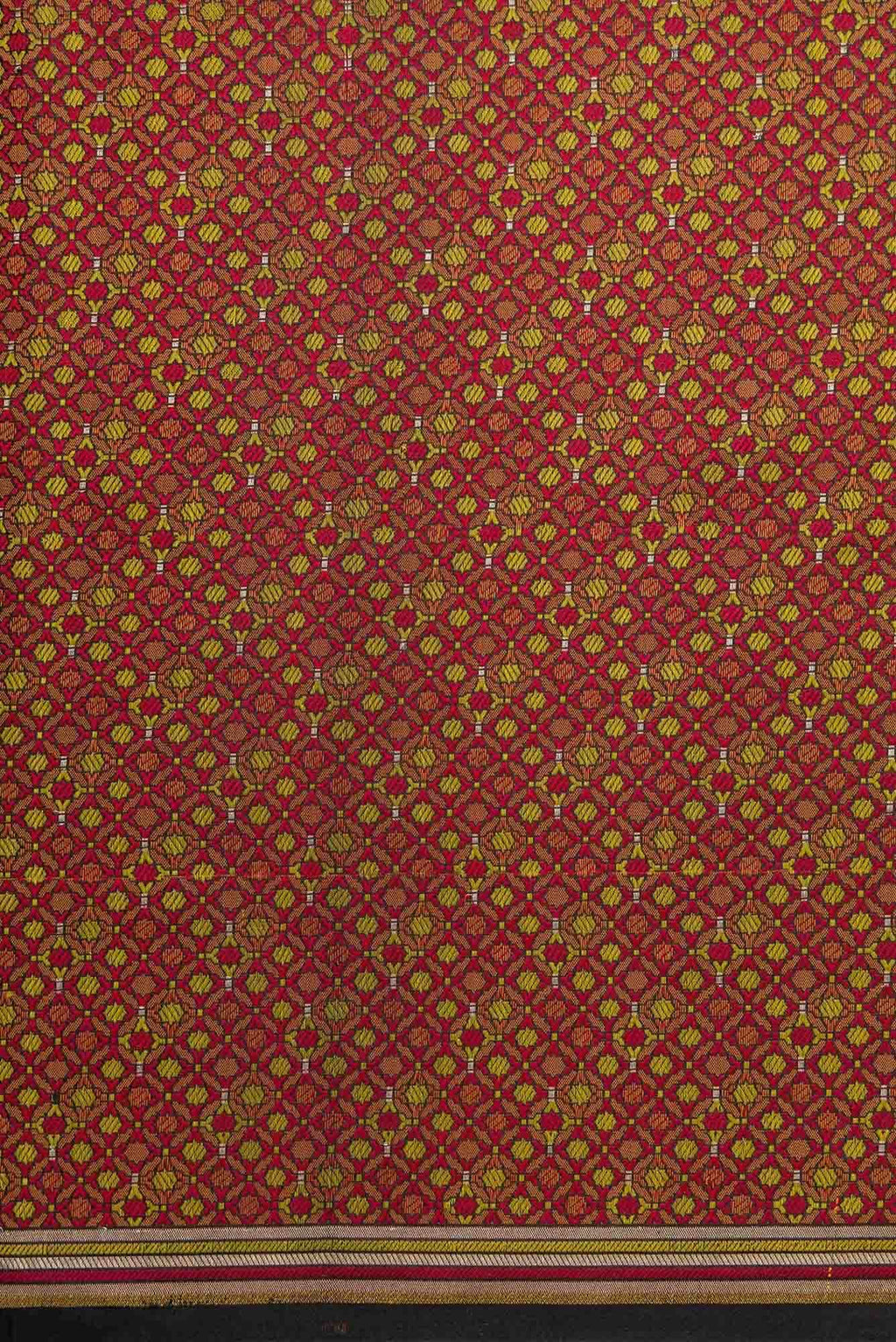 Maroon Banarasi Silk Dress Material