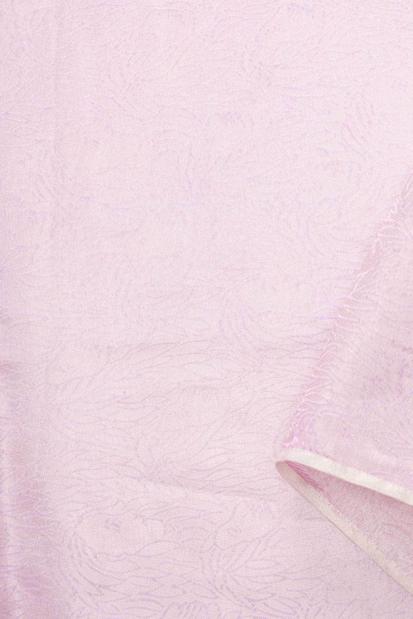 Lavender Banarasi Silk Dress Material