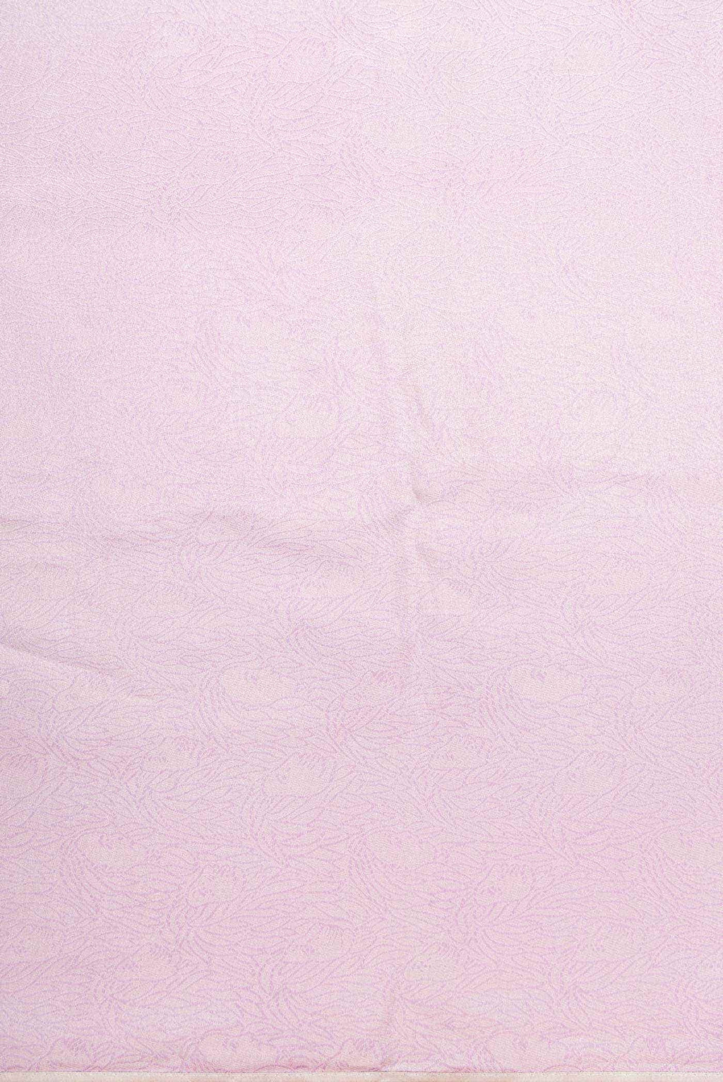 Lavender Banarasi Silk Dress Material