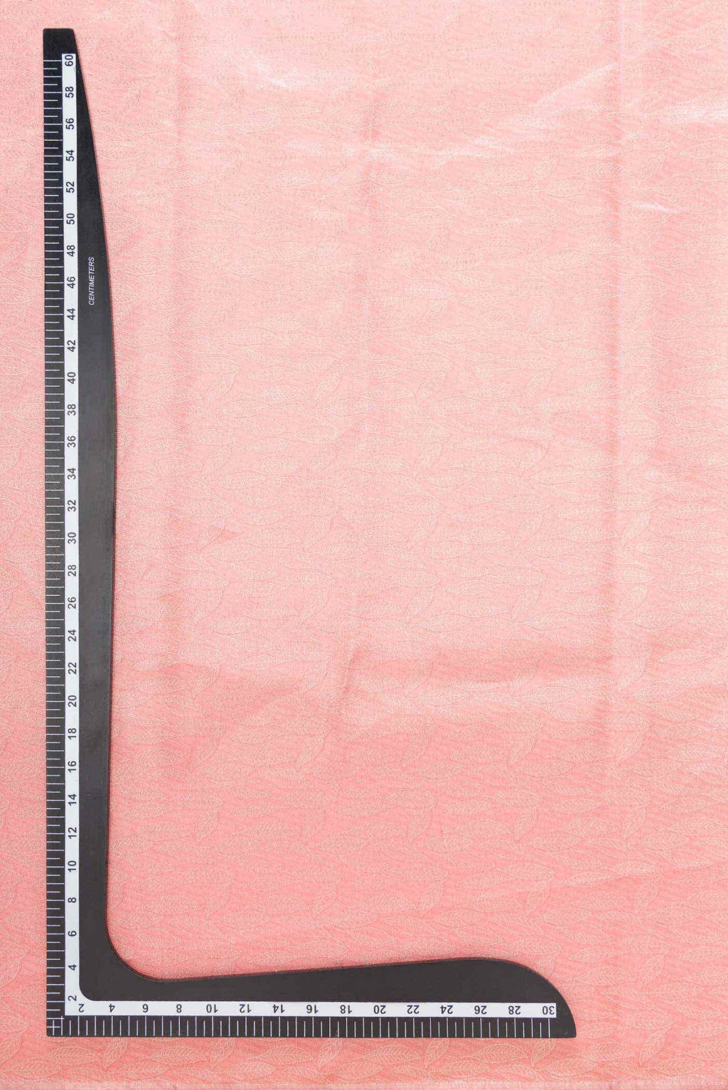 Peach Banarasi Silk Dress Material
