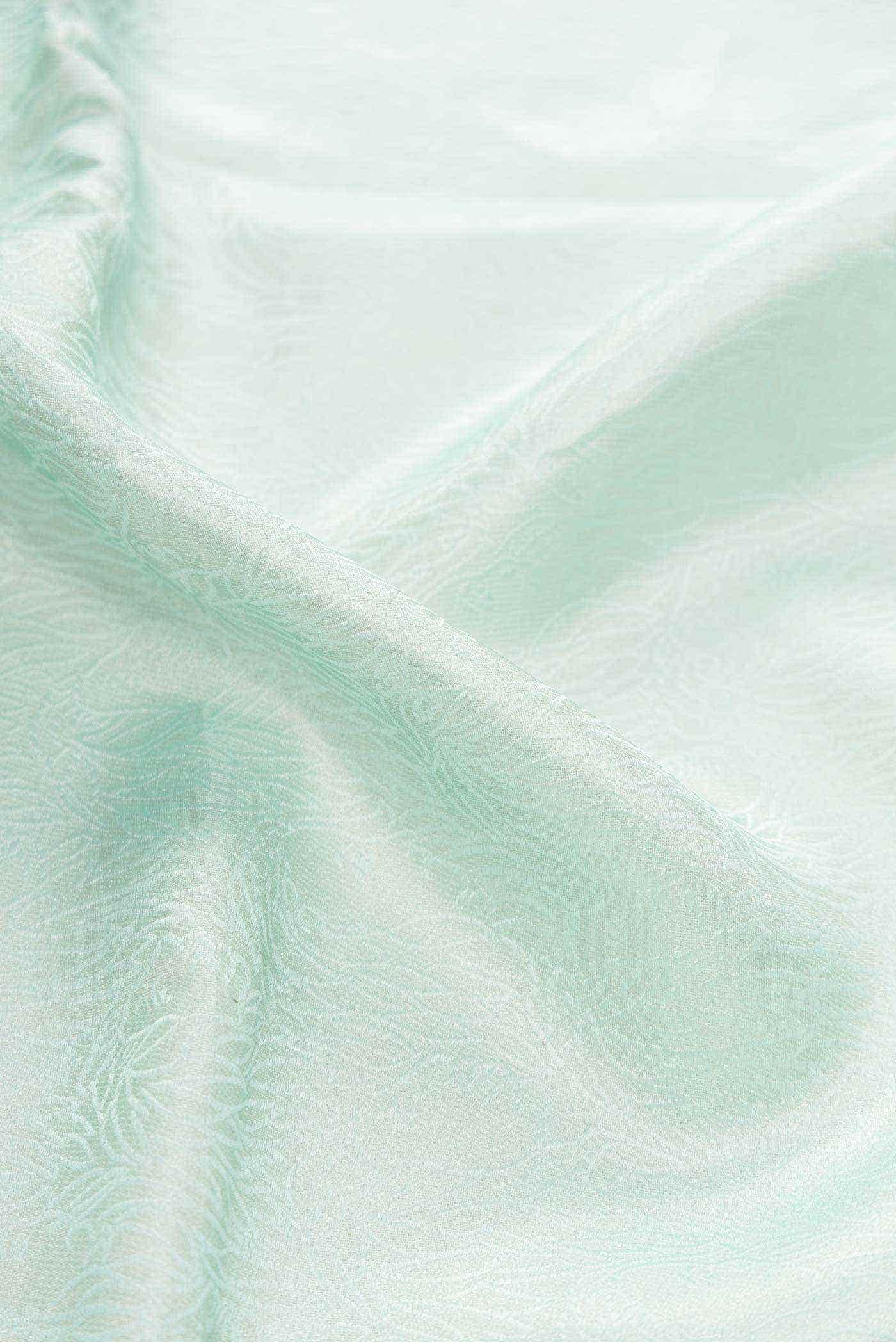 Blue Banarasi Silk Dress Material