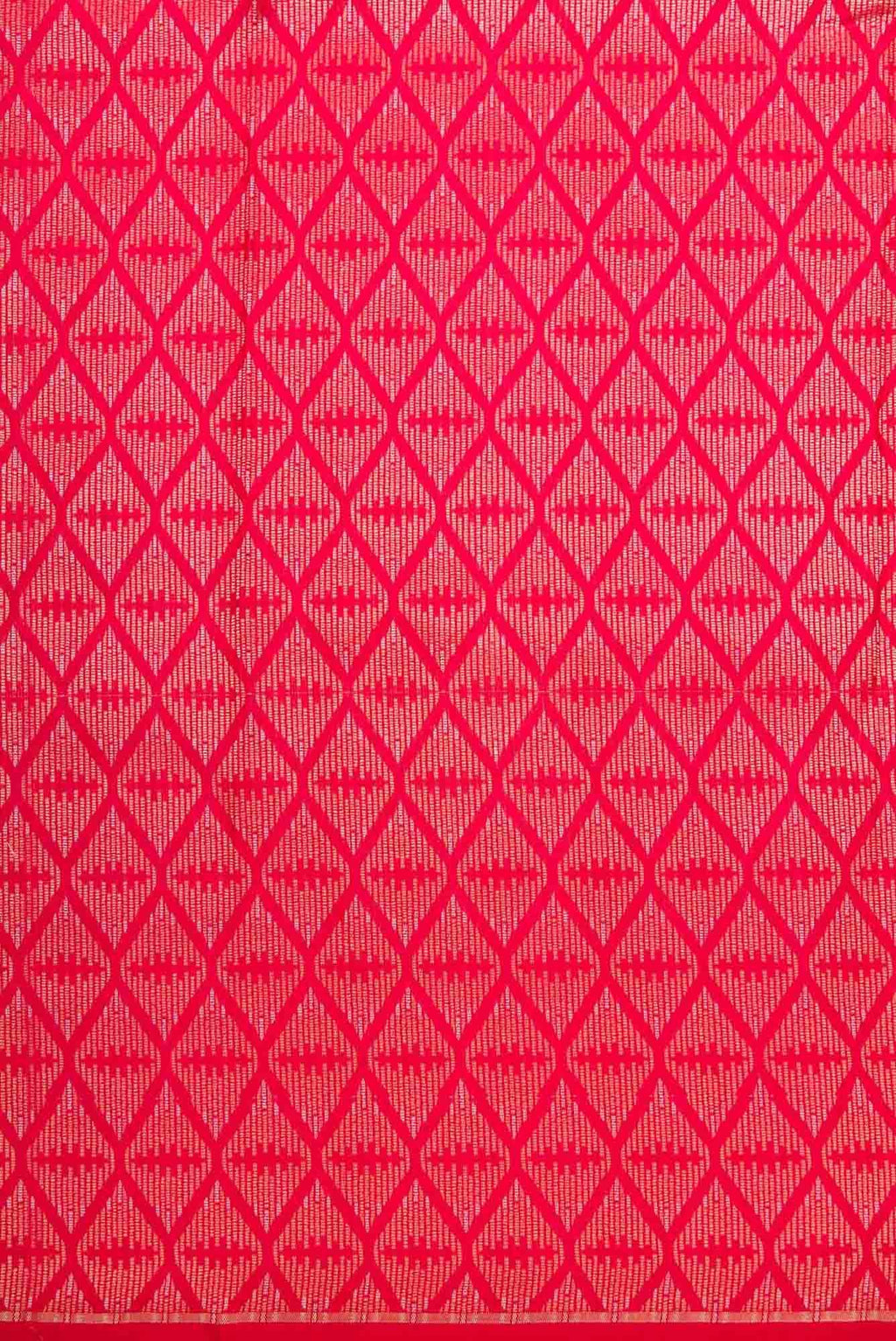 Red Banarasi Silk Dress Material