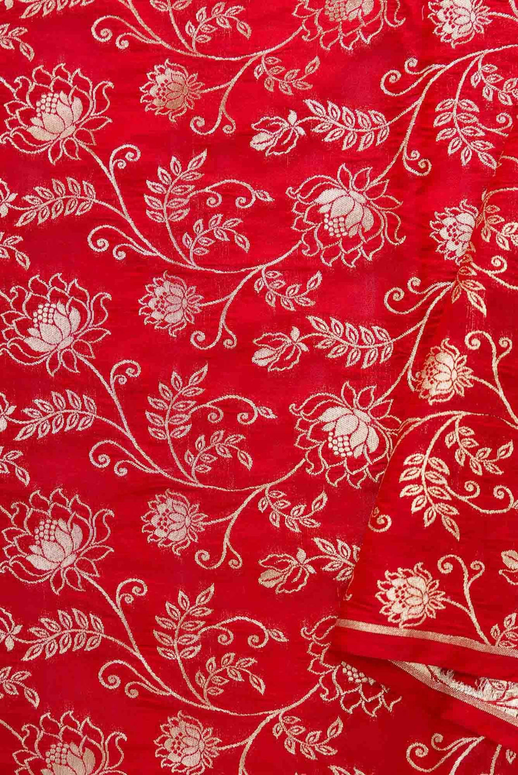 Maroon Banarasi Silk Dress Material