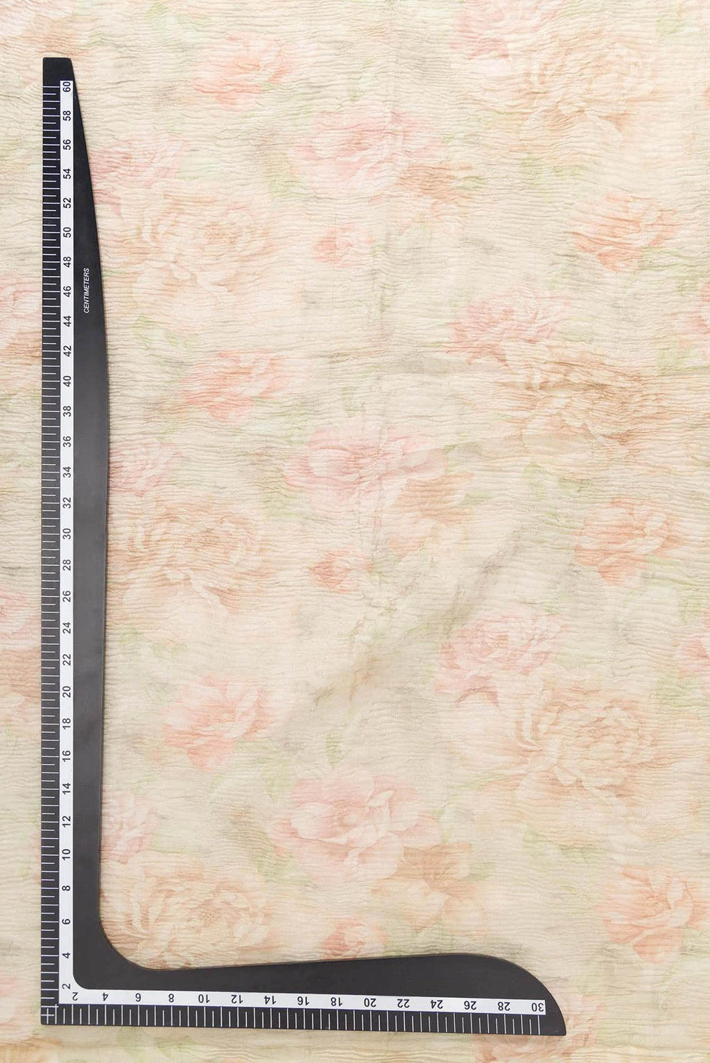 Beige Kanchipuram Tissue Silk Dress Material