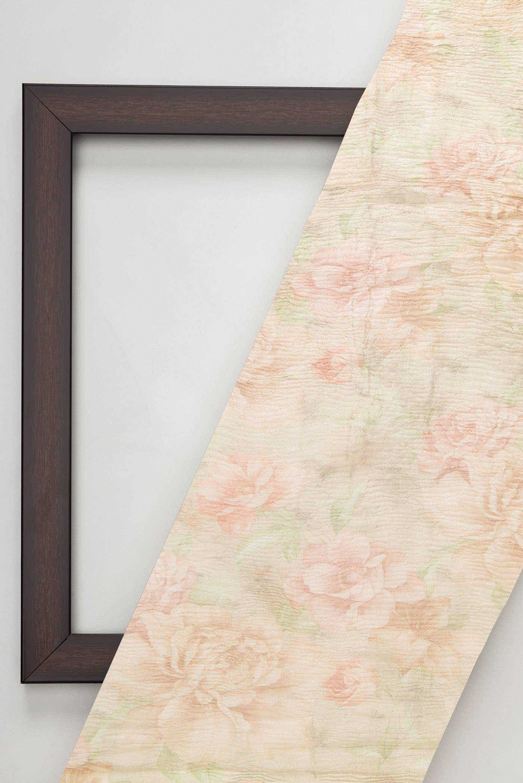 Beige Kanchipuram Tissue Silk Dress Material