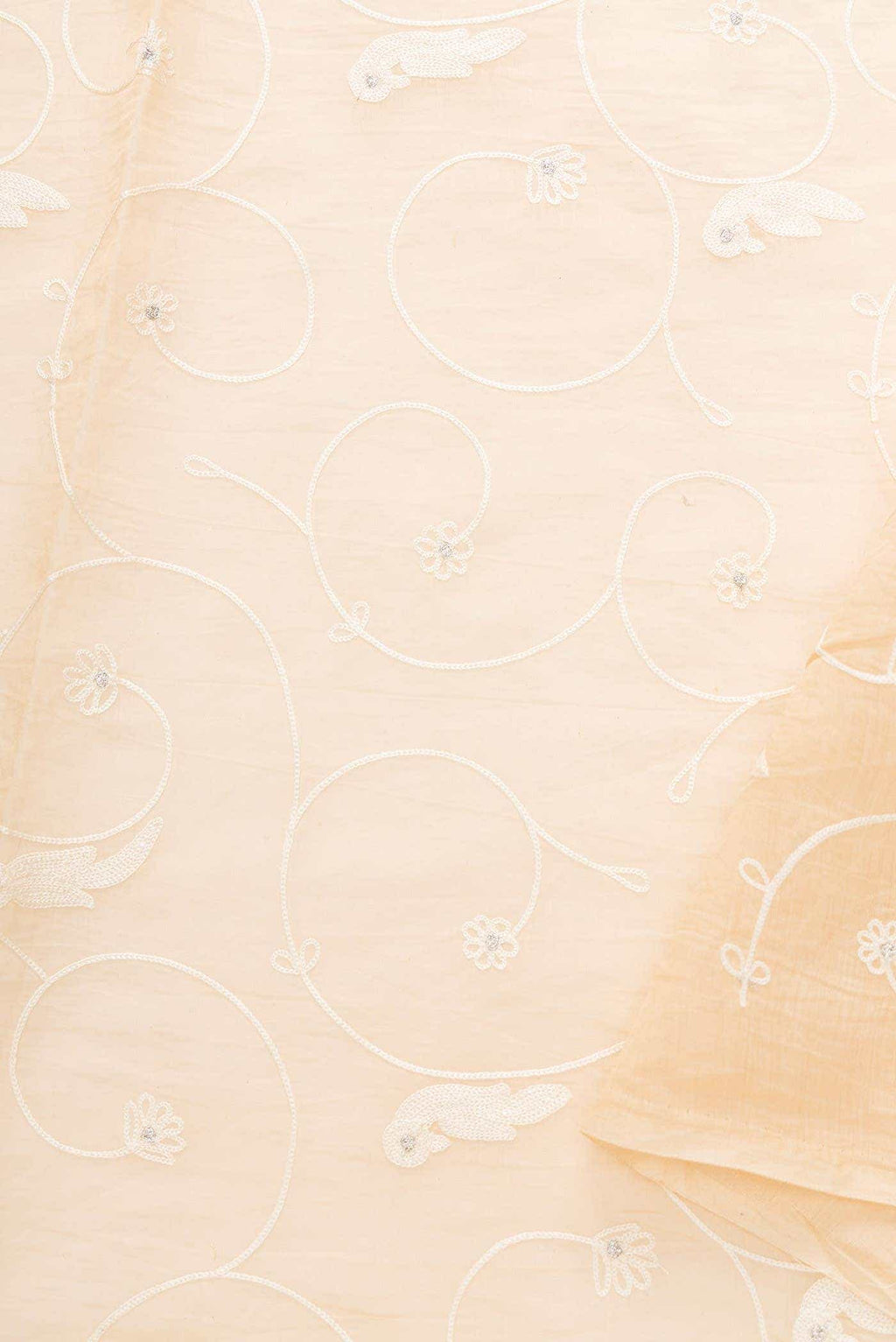 Sandal Chanderi Silk Dress Material