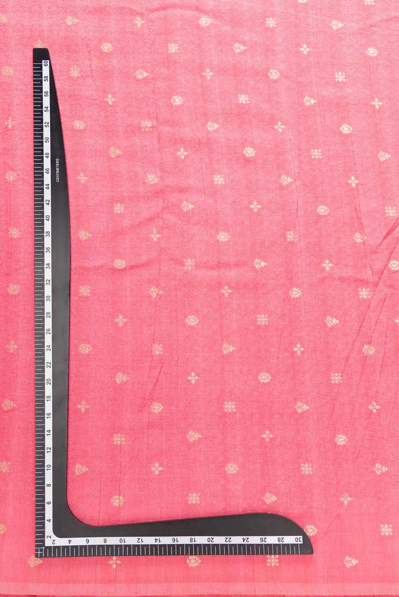 Pink Raw Silk Dress Material