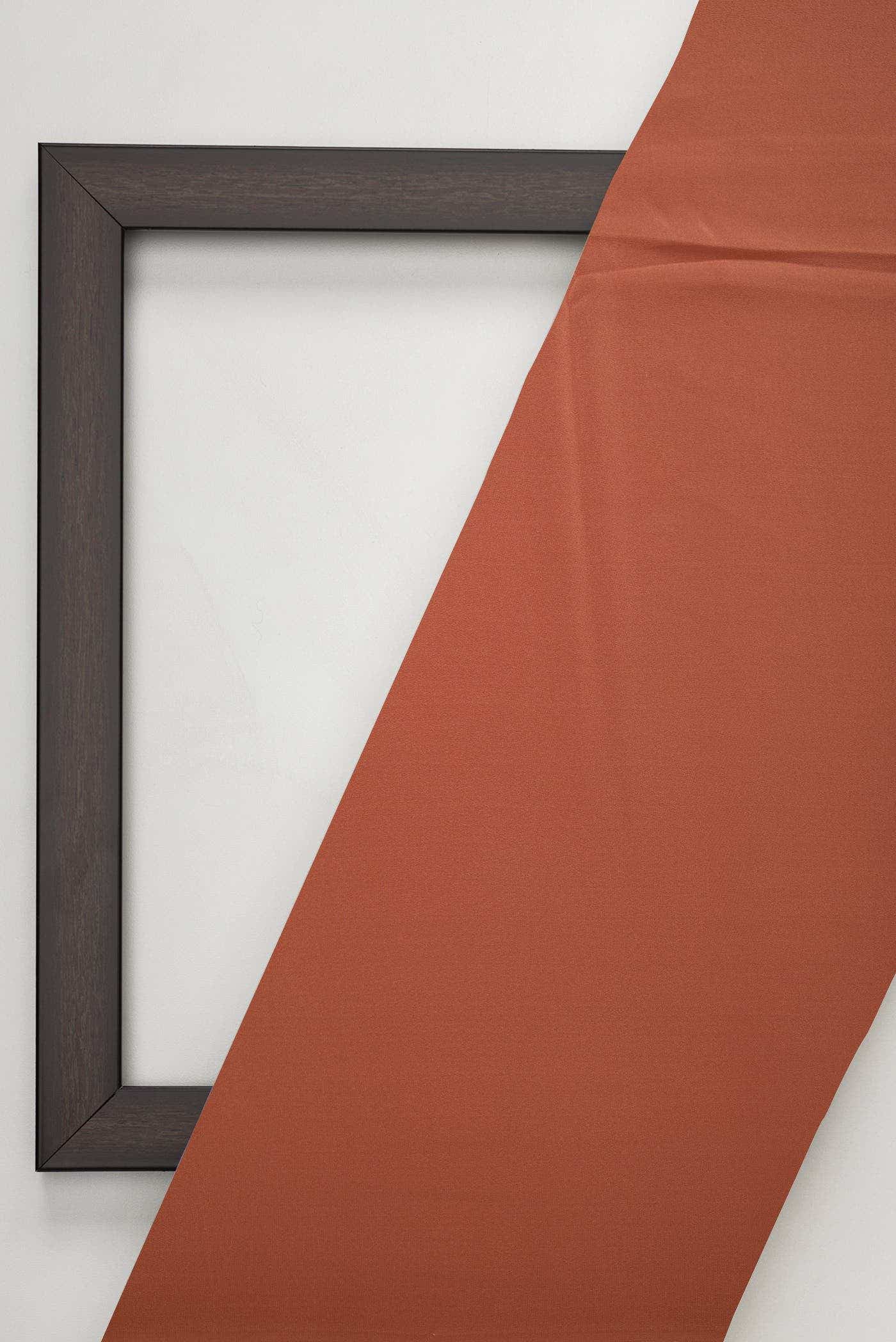 Brick Orange Mysore Crepe Dress Material