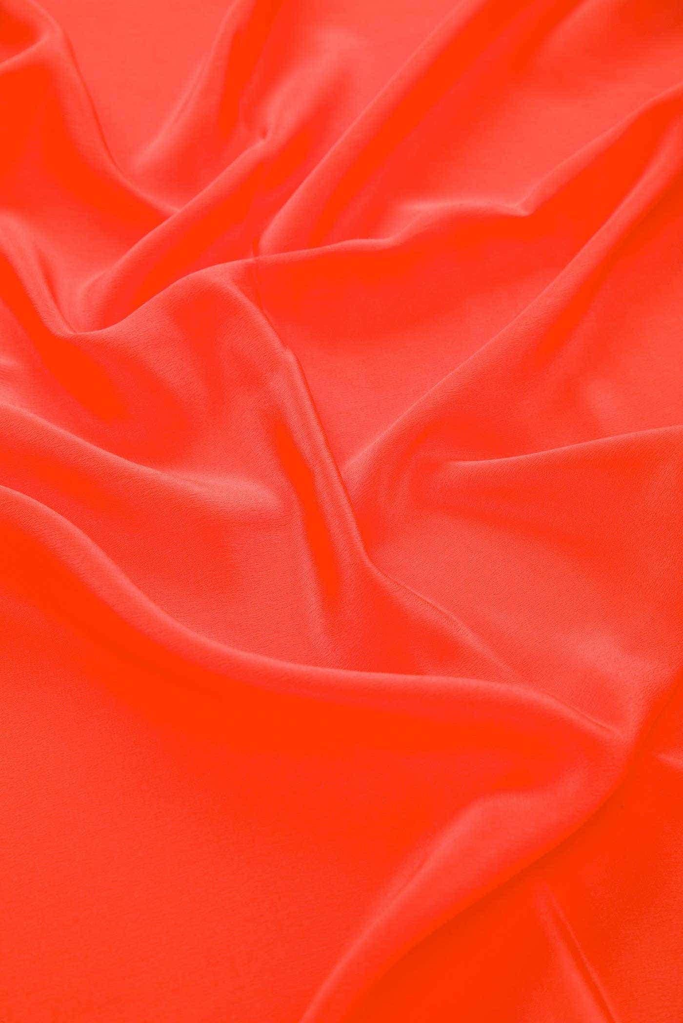 Saffron Mysore Crepe Dress Material