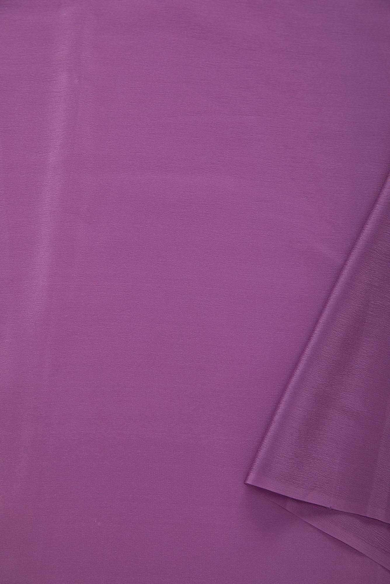 Lavender Crepe Dress Material