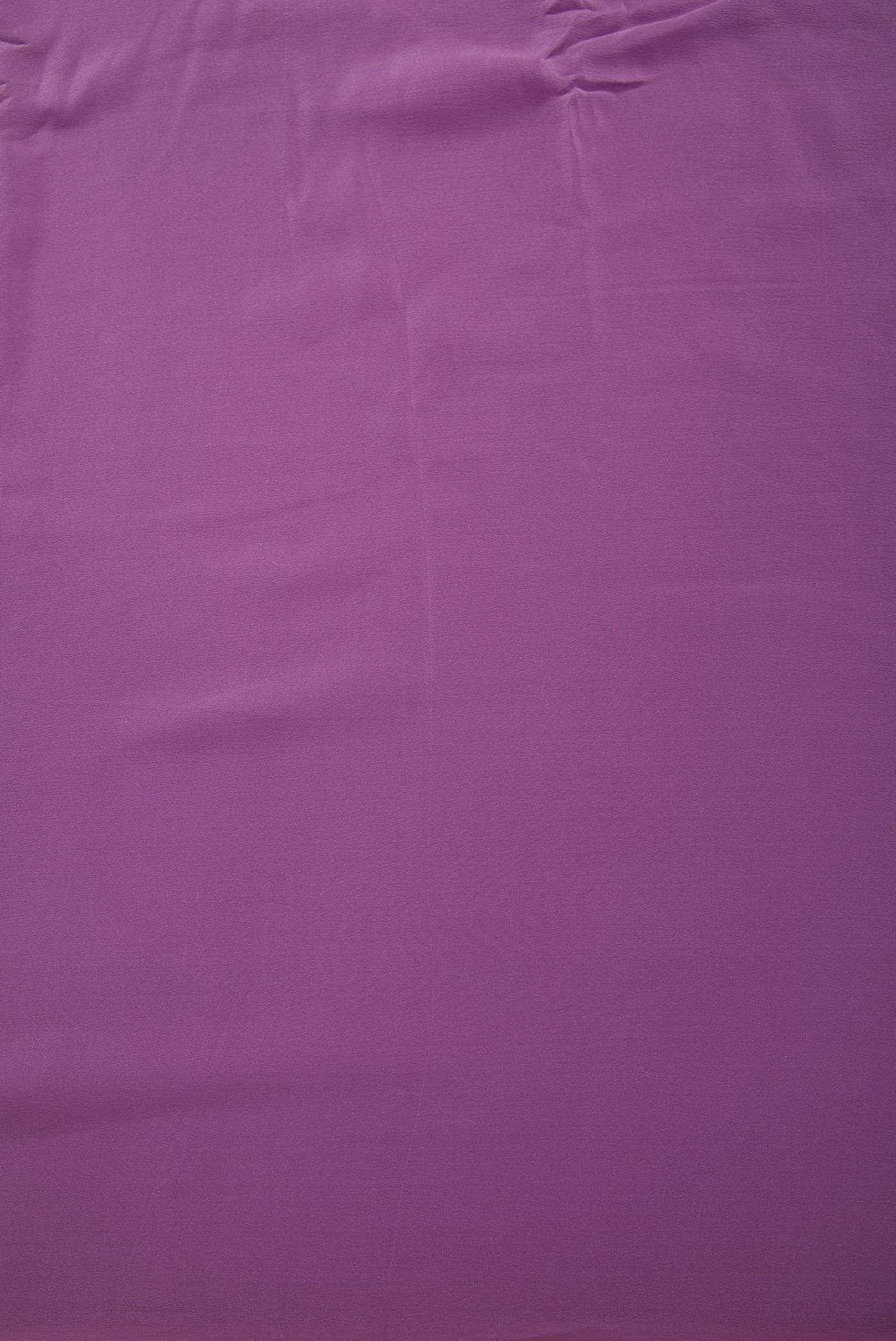 Lavender Crepe Dress Material