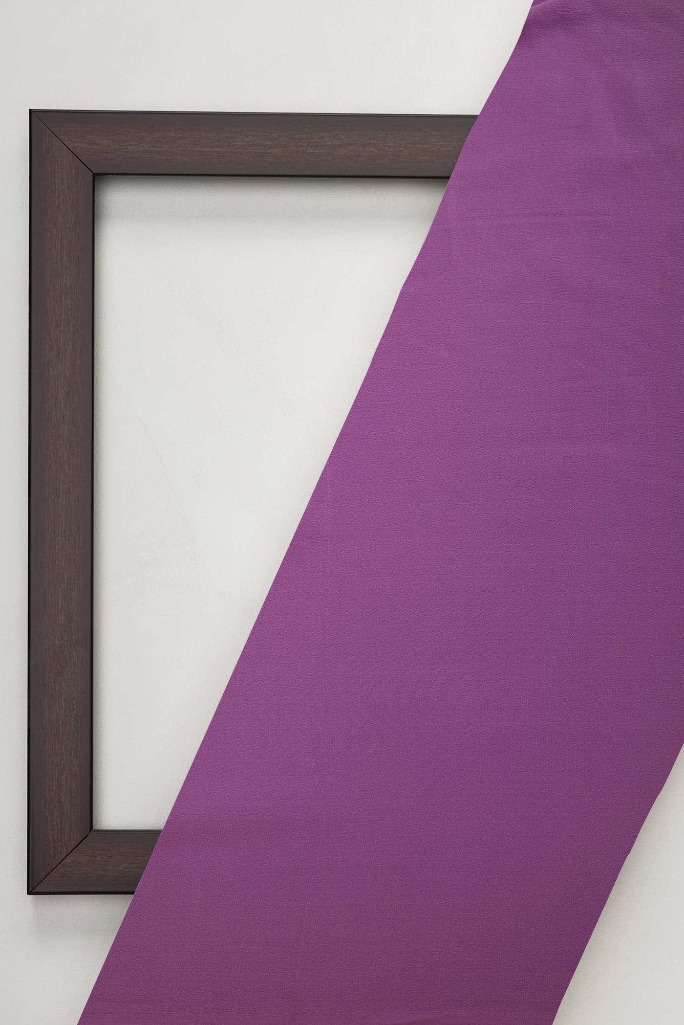 Lavender Crepe Dress Material