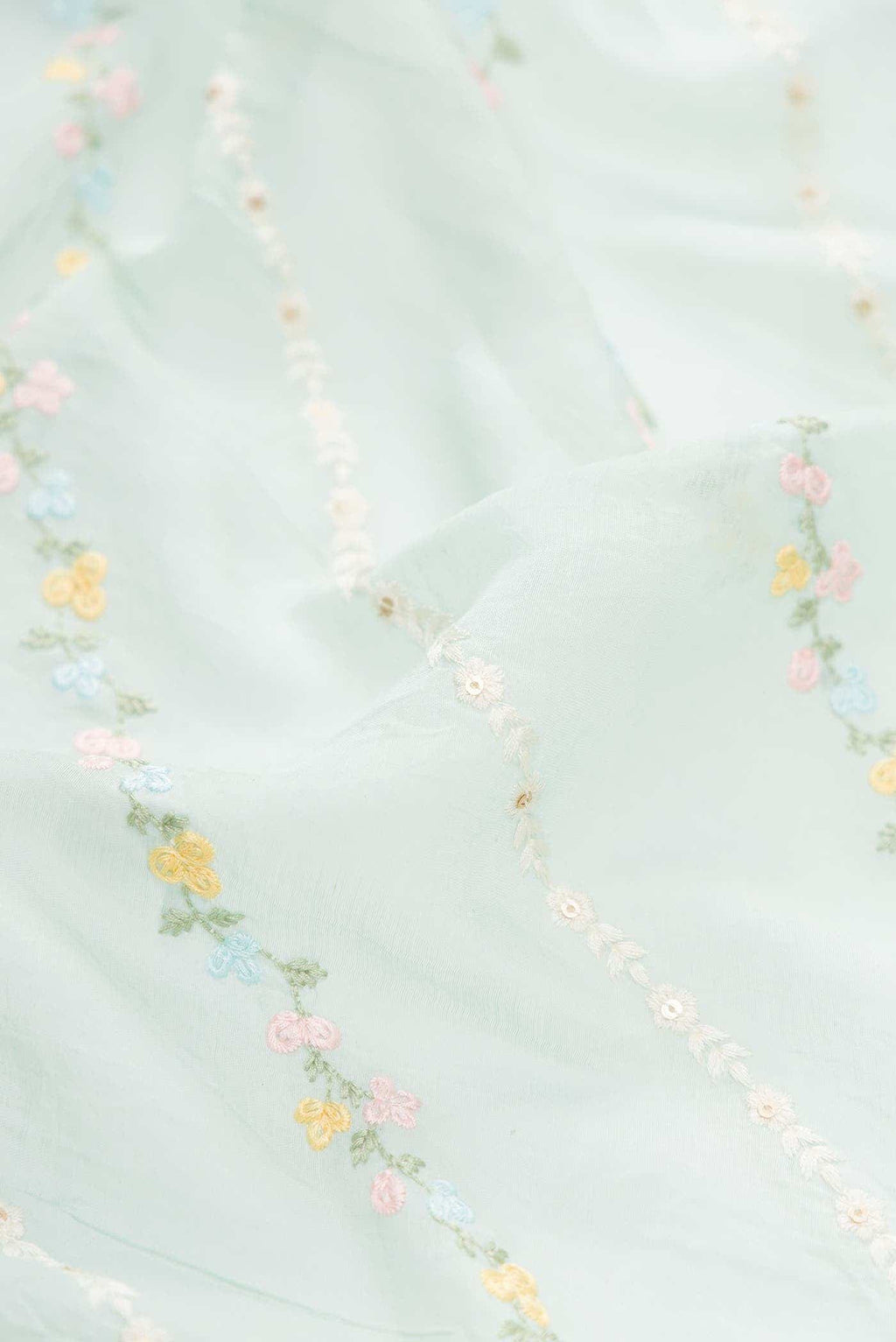 Blue Cotton Dress Material