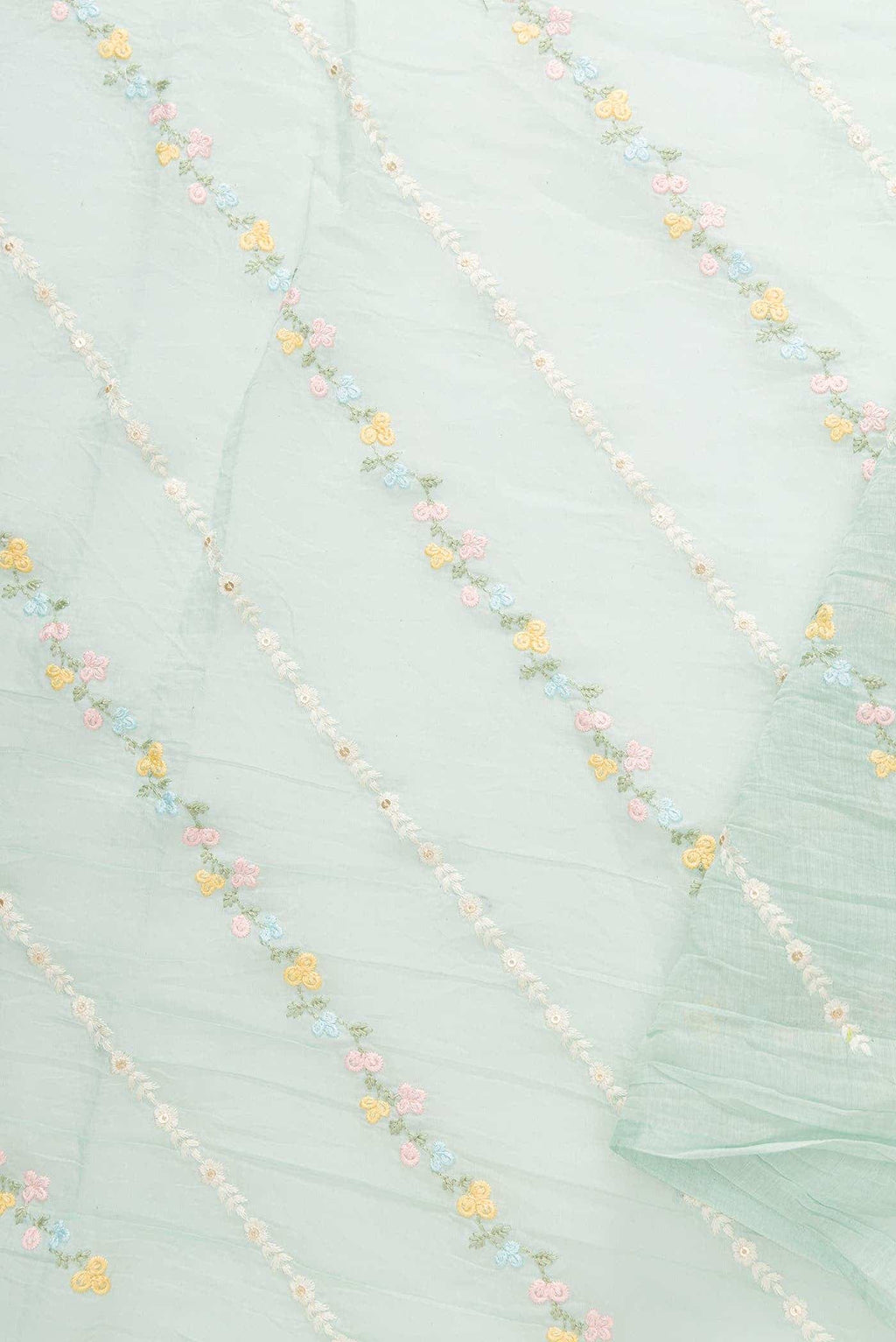 Blue Cotton Dress Material
