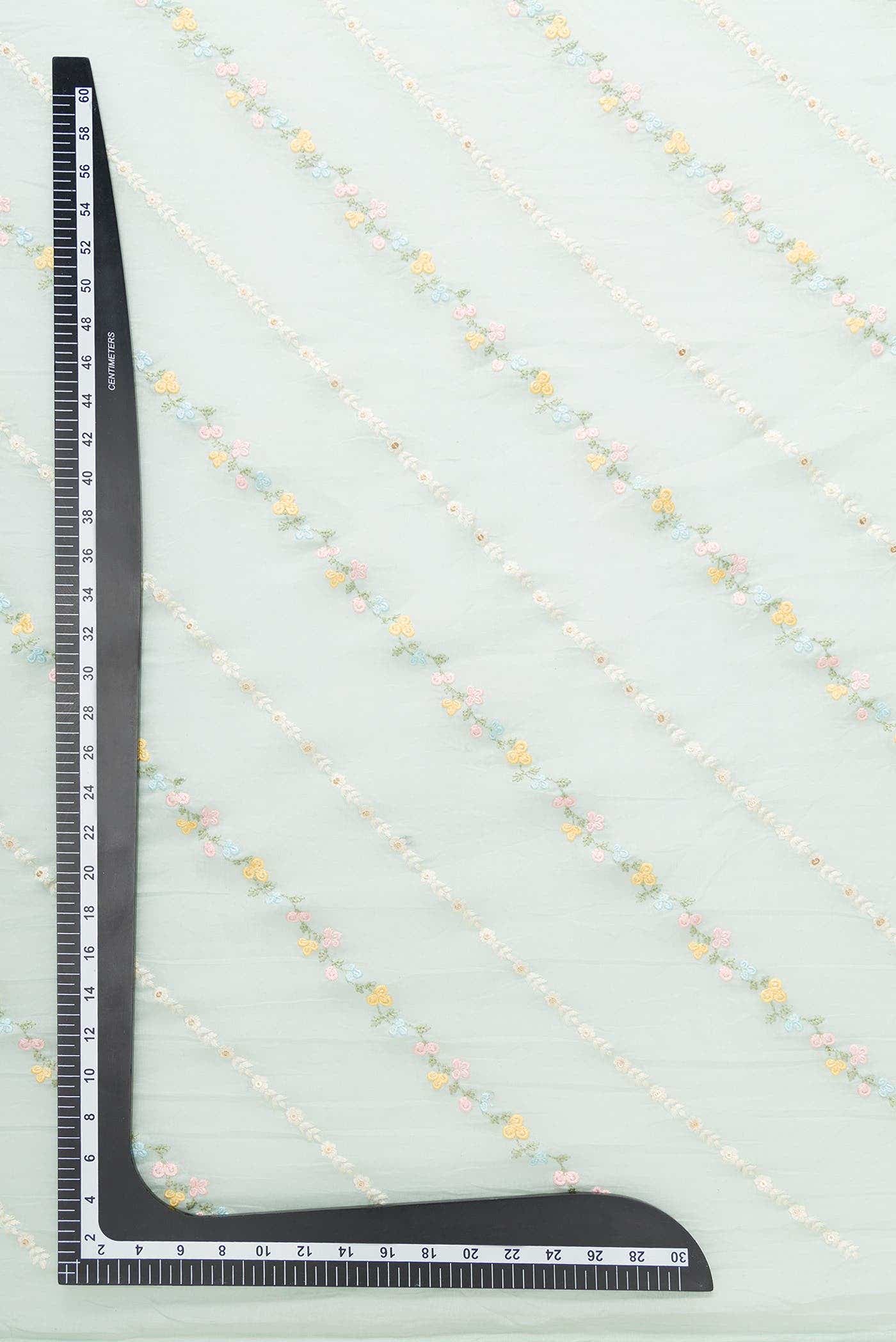 Blue Cotton Dress Material