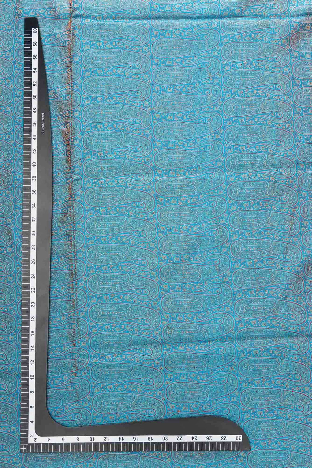 Blue Banarasi Silk Dress Material