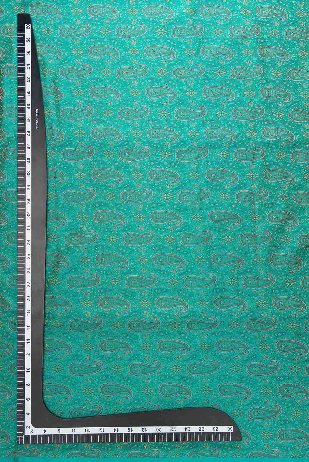 Peacock Blue Banarasi Silk Dress Material