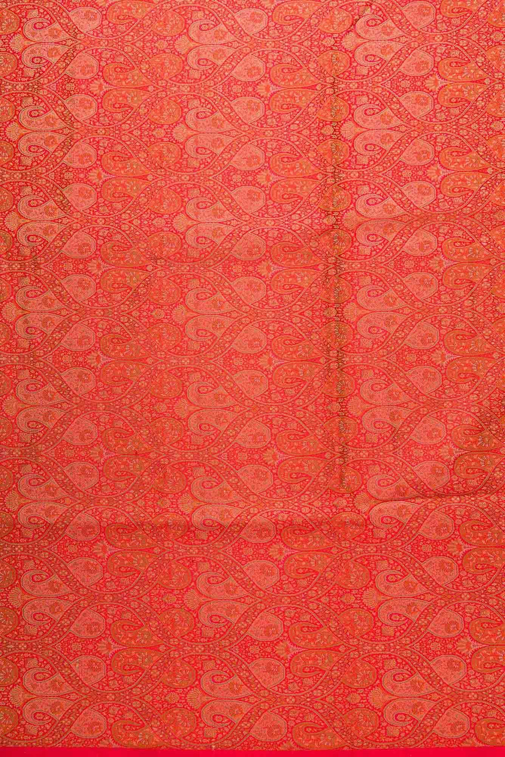 Red Banarasi Silk Dress Material