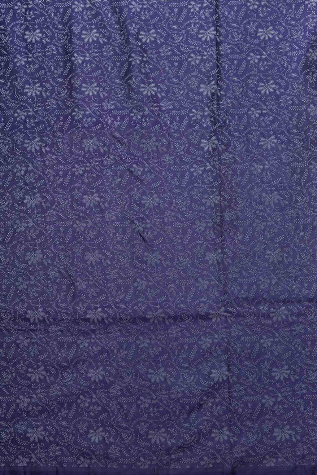 Navy Blue Banarasi Silk Dress Material