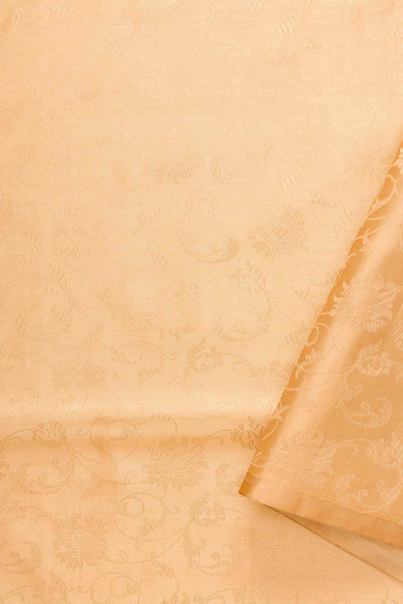Sandal Banarasi Silk Dress Material