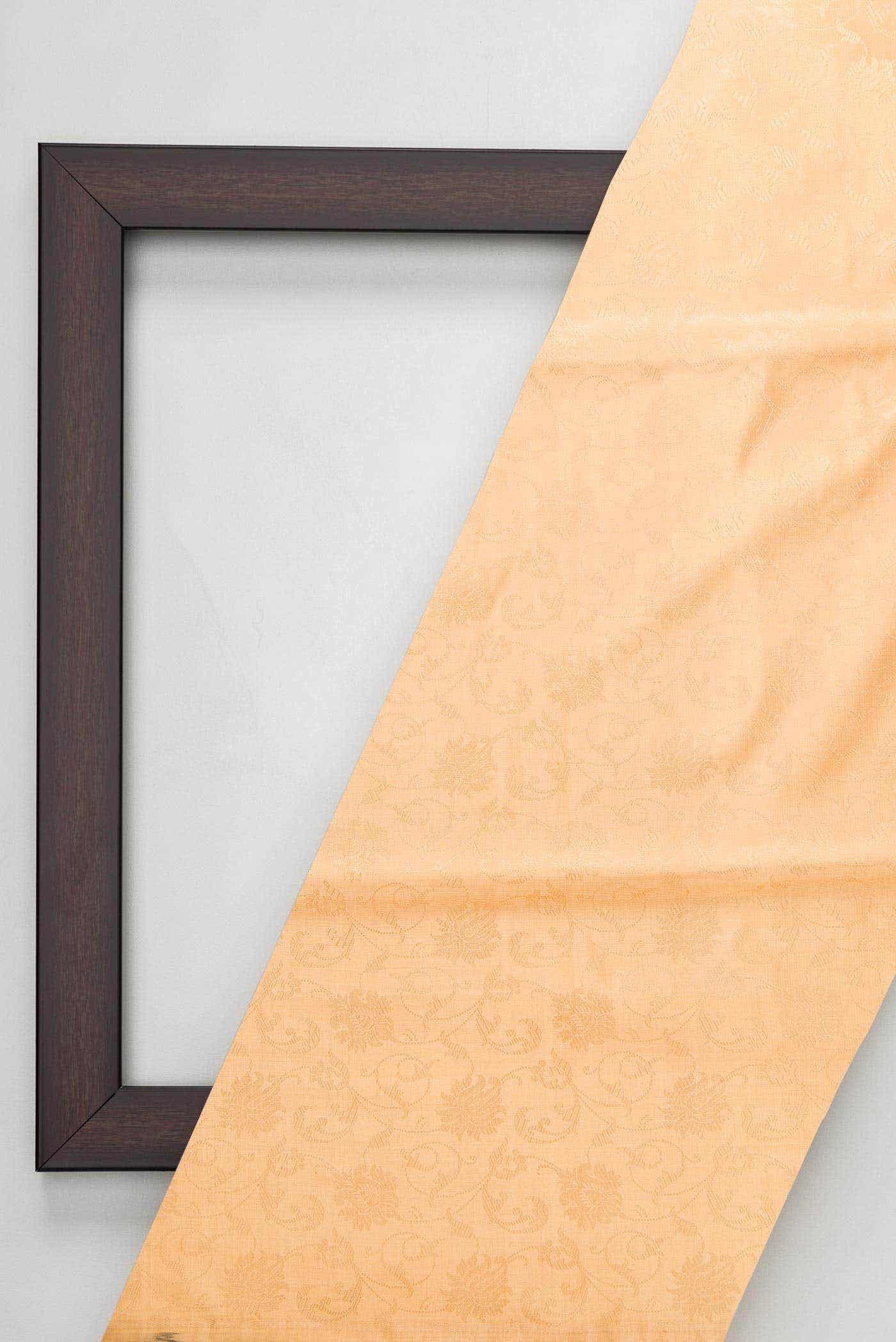 Sandal Banarasi Silk Dress Material