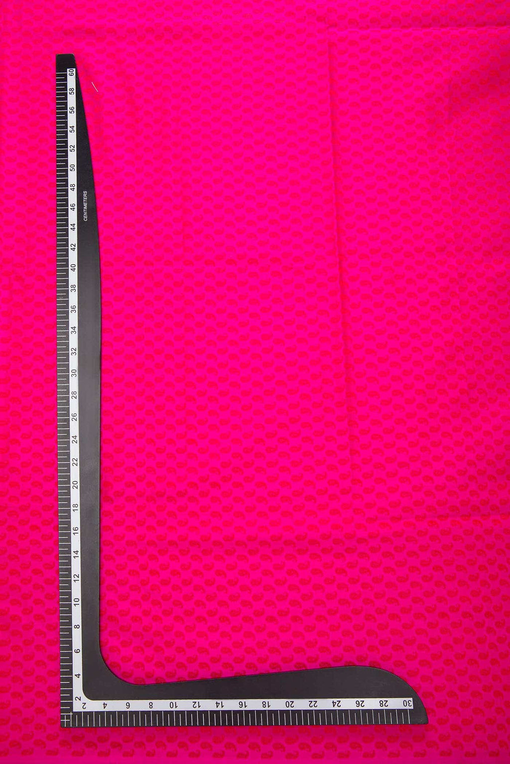 Dark Pink Banarasi Silk Dress Material