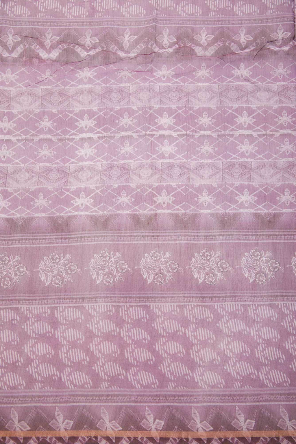 Purple Chanderi Silk Dress Material
