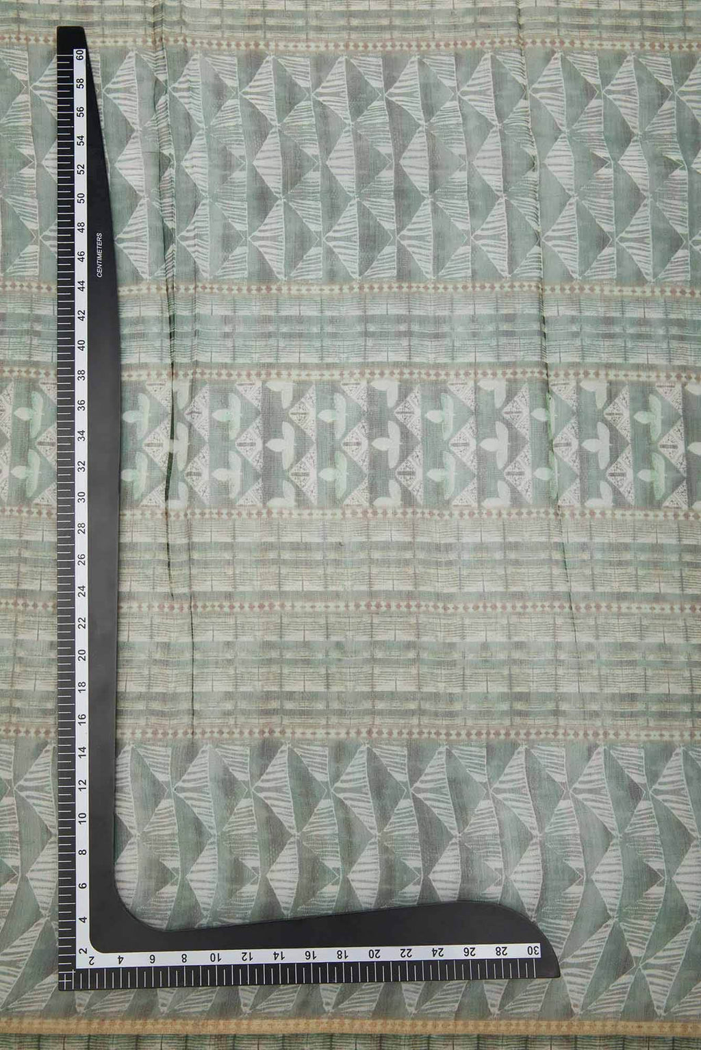 Green Chanderi Silk Dress Material