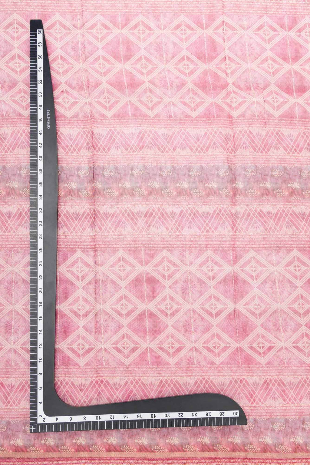 Pink Chanderi Silk Dress Material