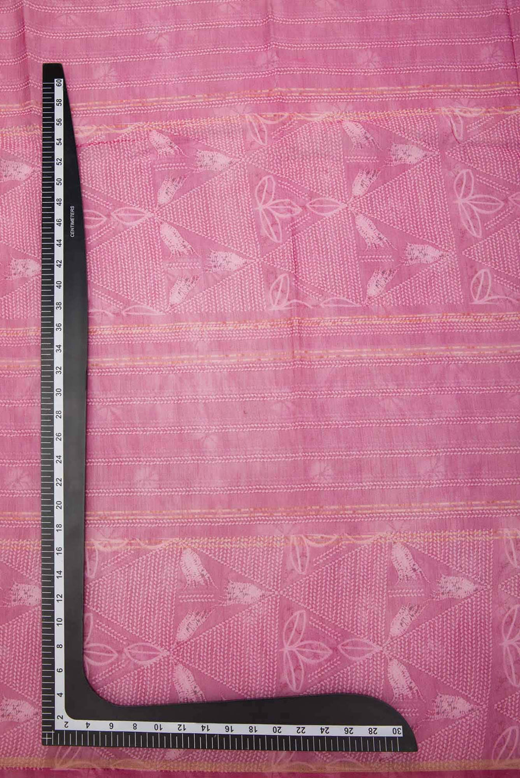 Pink Chanderi Silk Dress Material