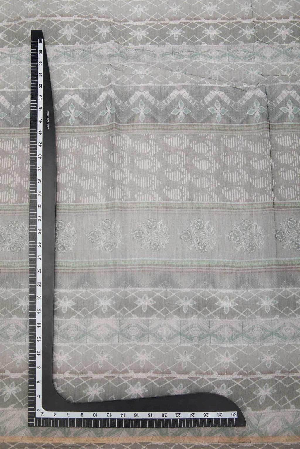 Green Chanderi Silk Dress Material