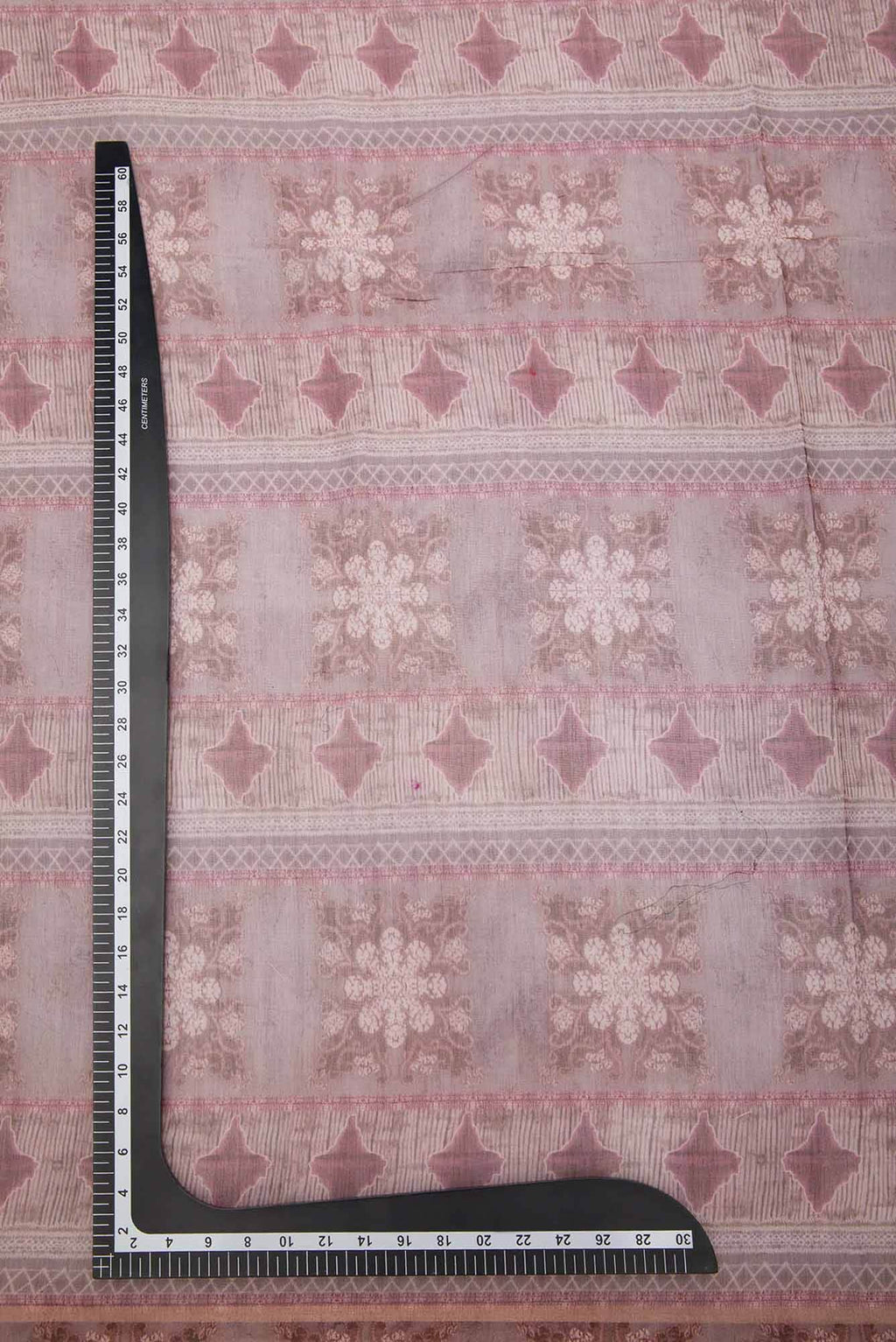 Magenta Chanderi Silk Dress Material