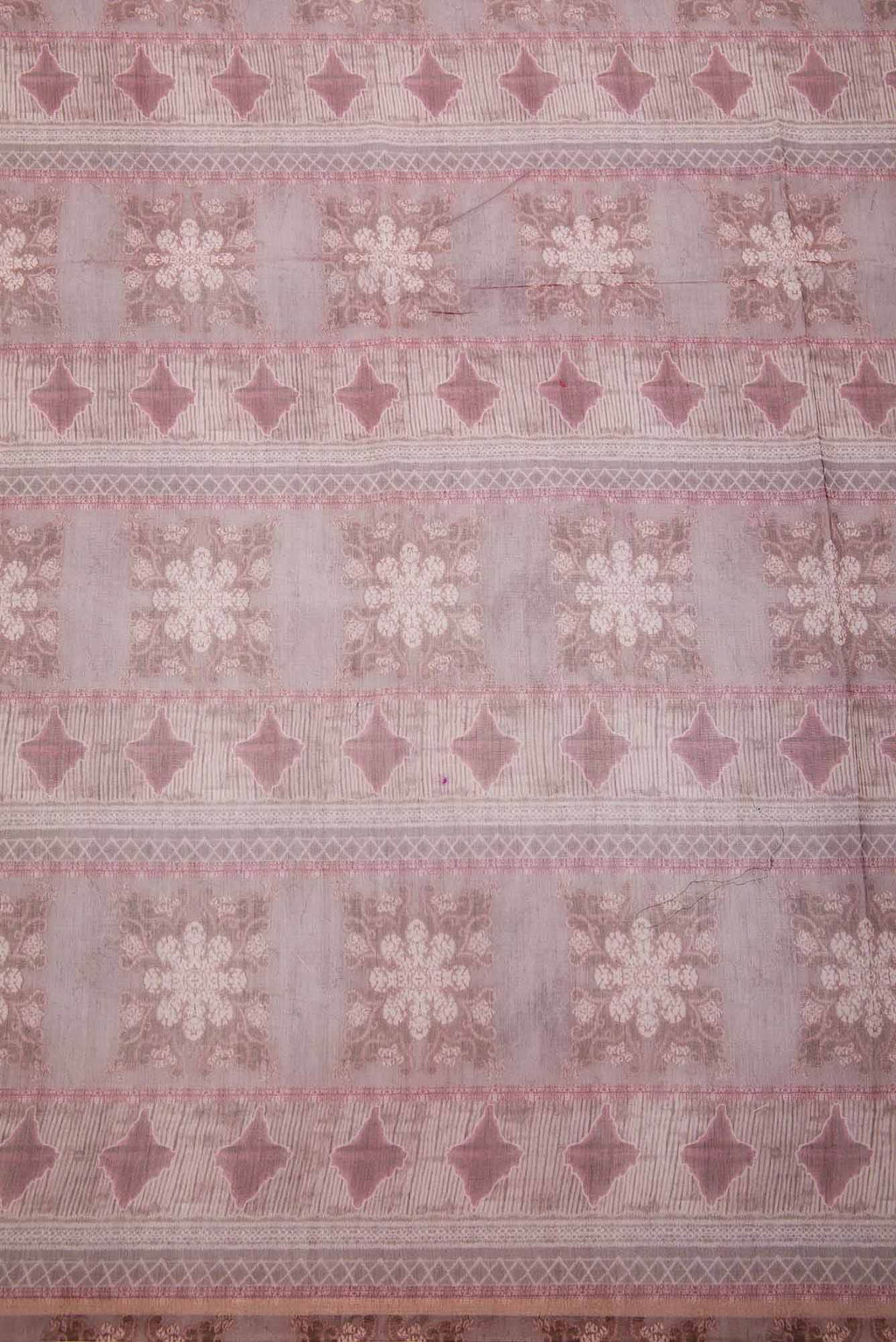 Magenta Chanderi Silk Dress Material