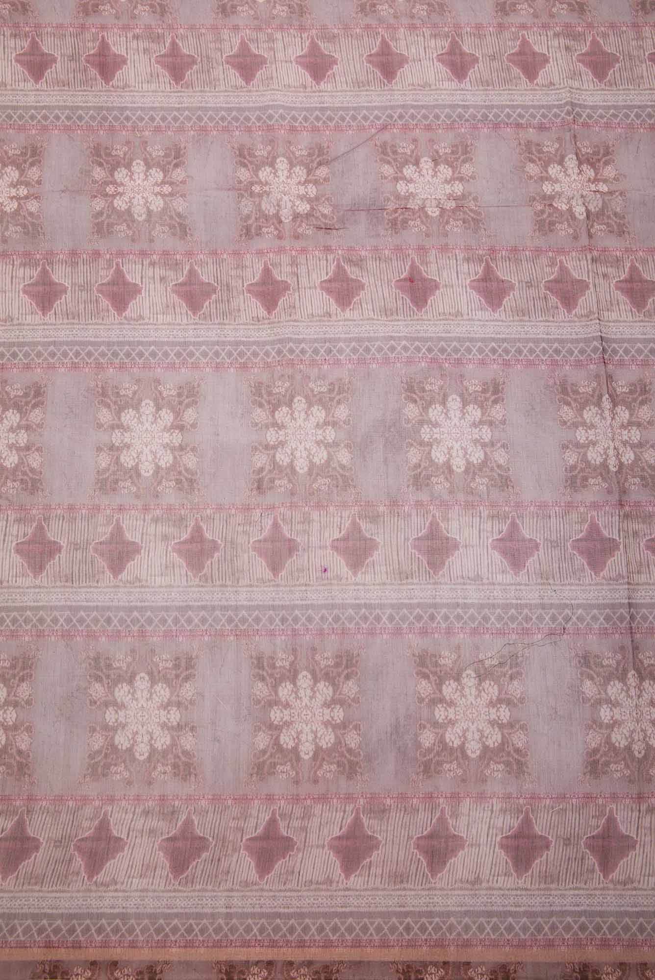 Magenta Chanderi Silk Dress Material